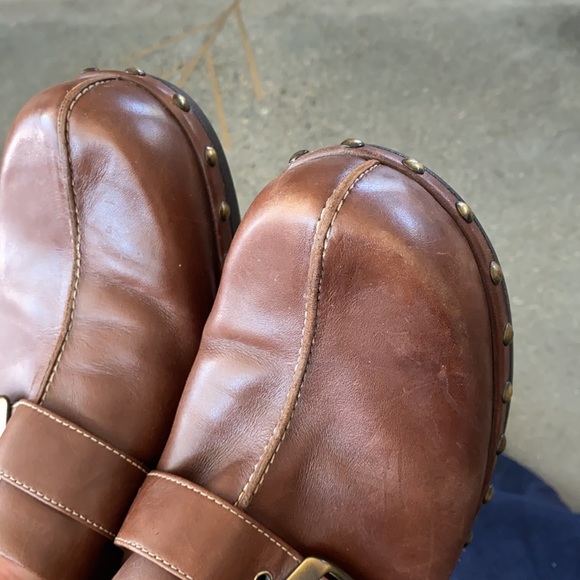 ECCO Brown Buckle Clogs Mule Shoes Women's 42 11 - Picture 10 of 10